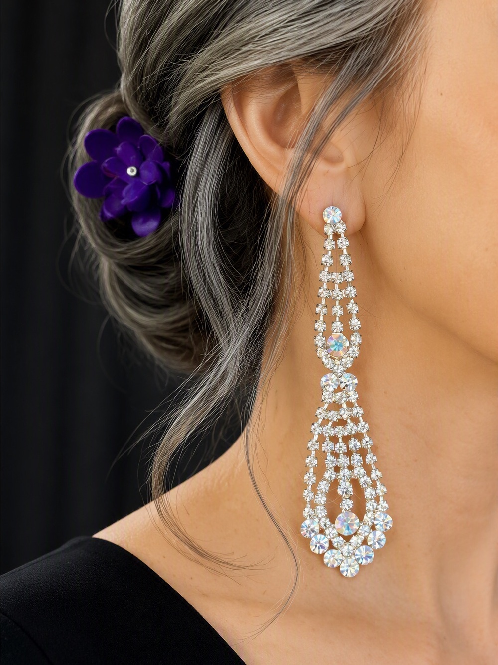 Showstopper 4” Chandelier Statement Earrings